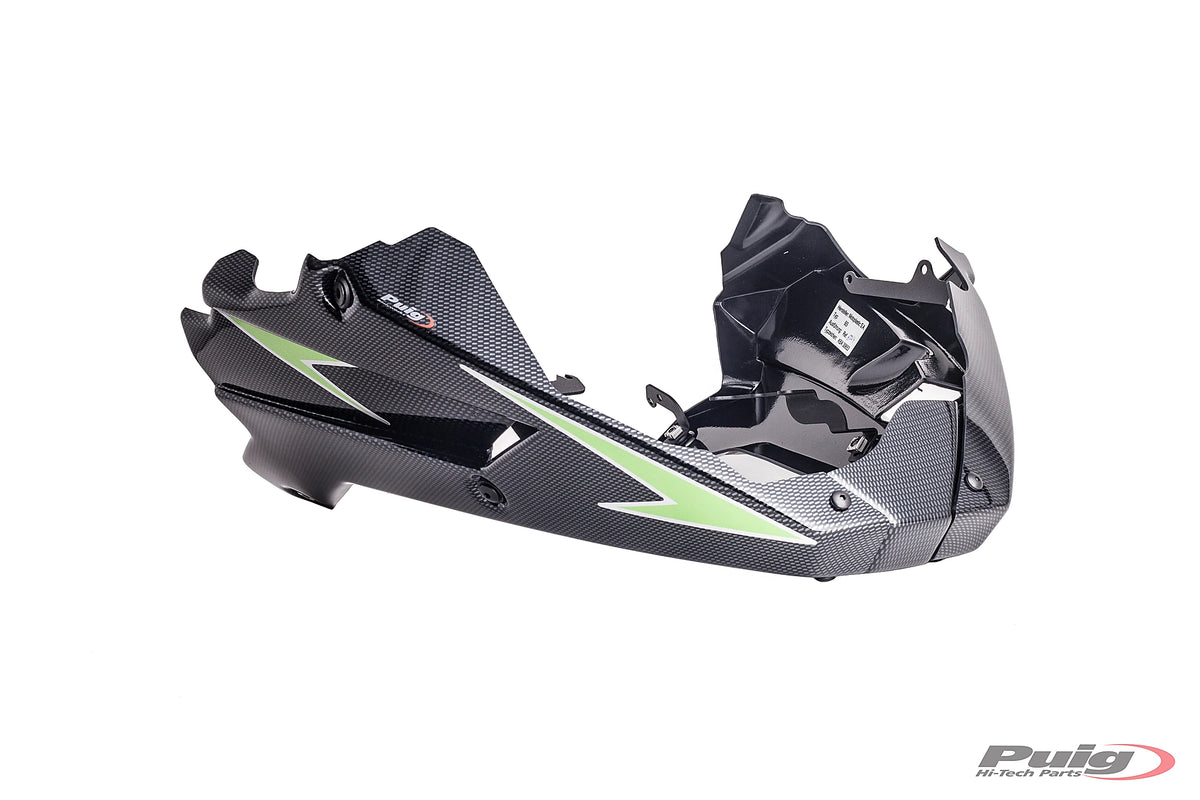 Puntale PUIG | con omologazione ABE | effetto carbonio | adatto per modelli Kawasaki Z800 / E (2013-2016)
