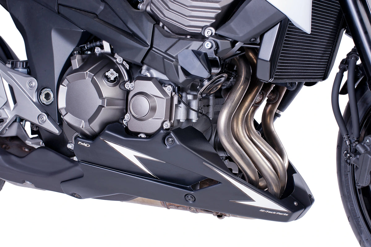 Sabot moteur PUIG | avec ABE | noir mat | compatible avec les modèles Kawasaki Z800 / E (2013-2016)