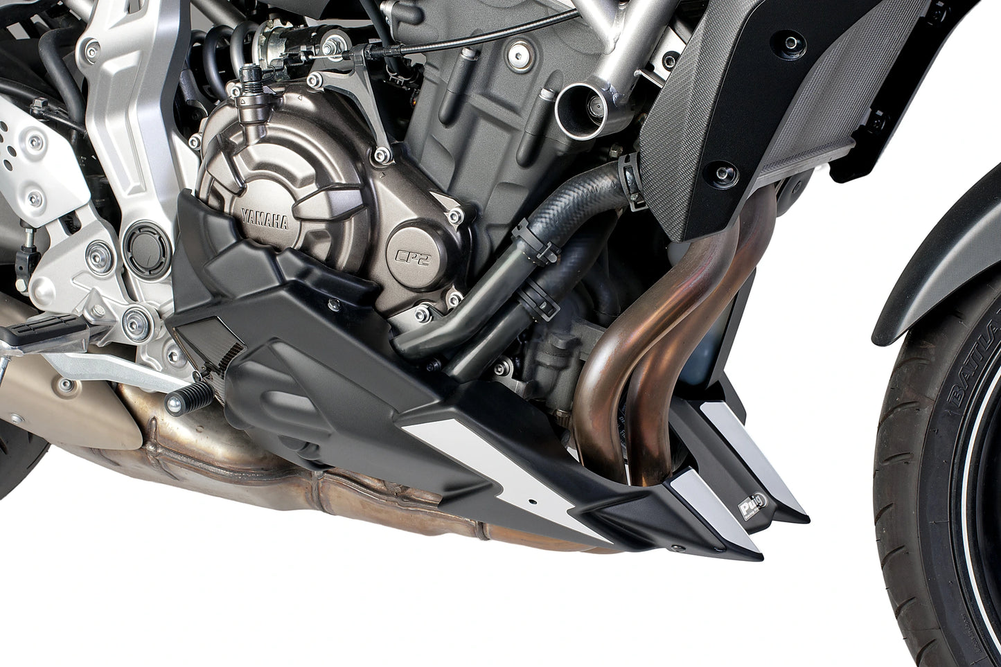 PUIG Bugspoiler | mit ABE | matt-schwarz | passend für Yamaha MT-07 - Modelle (2014-2020)