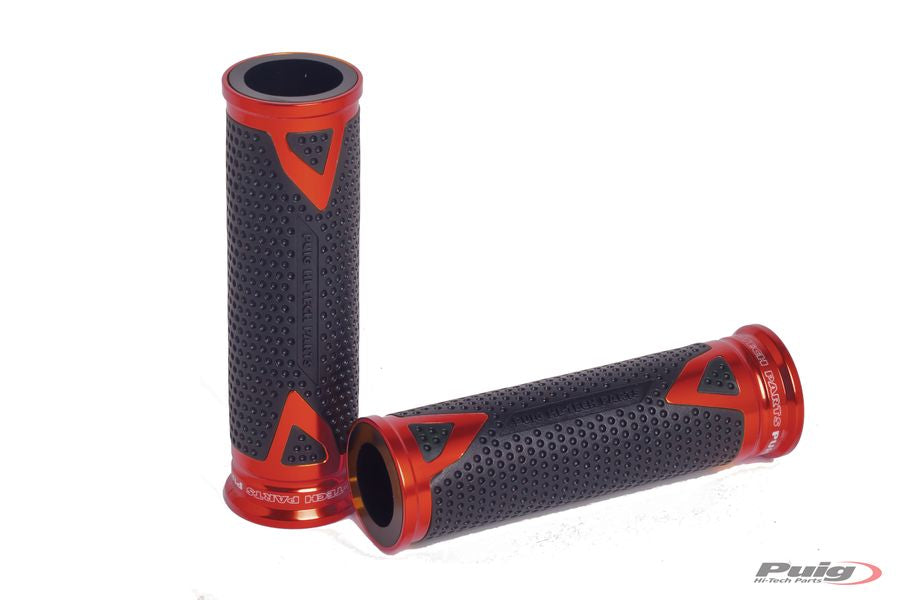 PUIG Griffe Radikal | 123mm | PAAR | rot | passend für Kawasaki Z900 / SE - Modelle (2025-2026)