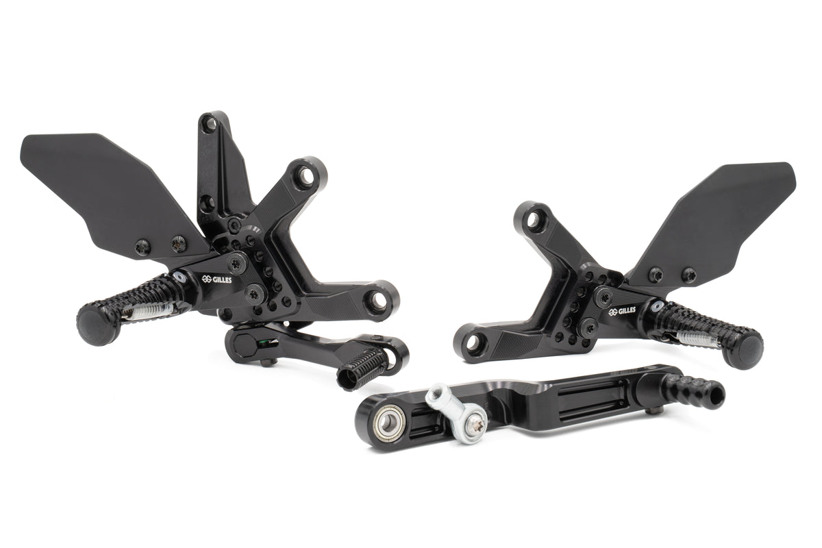 Gilles Fußrastenanlage AS31GT3 | verstellbar | TÜV-Teilegutachten | passend für Honda CB 1000 Hornet / SP (SC86) - Modelle (2025-)