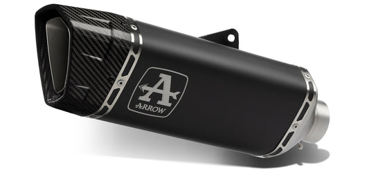 Arrow Exhaust Auspuff "Pista" Komplettanlage inkl. Krümmer & Carbon Endkappe | ABE | TITAN-BLACK | passend für Yamaha YZF-R7 (Euro 5) - Modelle (2021-2024)