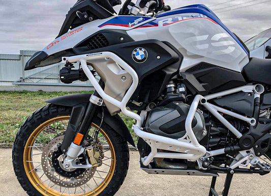 Outback Motortek | Sturzbügel | Schwarz | passend für BMW R 1250 GS & ADV - Modelle (2019-2023)