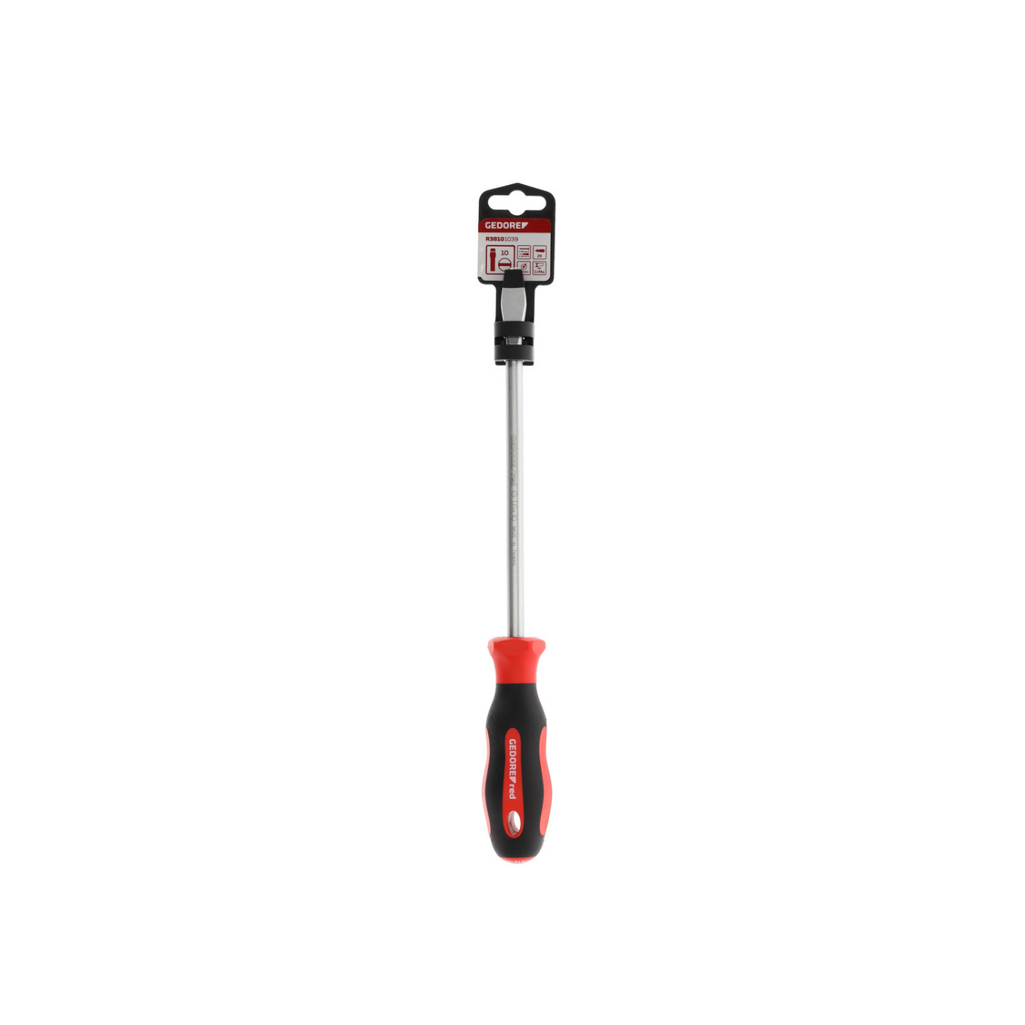 GEDORE red R38101039 2K-Schraubendreher Schlitz 10 mm 1.6x200 mm