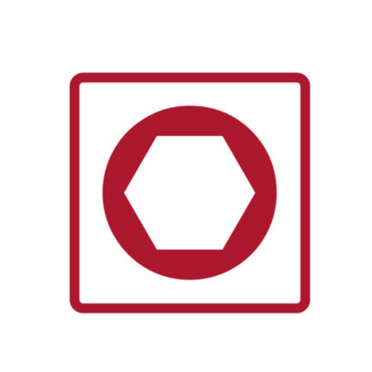 GEDORE red R61002214 Steckschlüsseleinsatz 1/2" 6-kant 22 mm Länge 77 mm