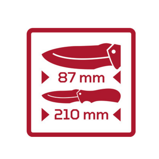 GEDORE red R93250008 Taschenmesser Klingenlänge 87mm 2K-Griff