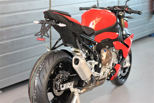 MG Biketec Kurzes Heck - Kennzeichenträger - Kennzeichenhalter | diverse Länder | passend für BMW S 1000 R - Modelle (2025)