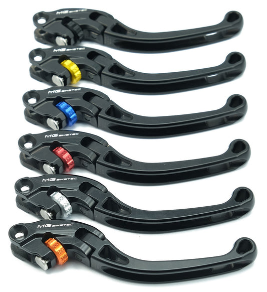 MG Biketec ClubSport Bremshebel | Einzeln | kurz | klappbar | mit ABE - D - A - CH | passend für AJP PR7 - Modelle (2020-2023)