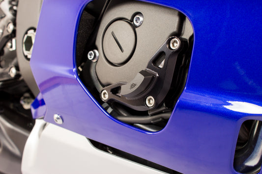 Gilles Motorschutzprotektor | BLACK | Rechts | passend für Yamaha YZF-R6 (RJ27) - Modelle (2017-2020)