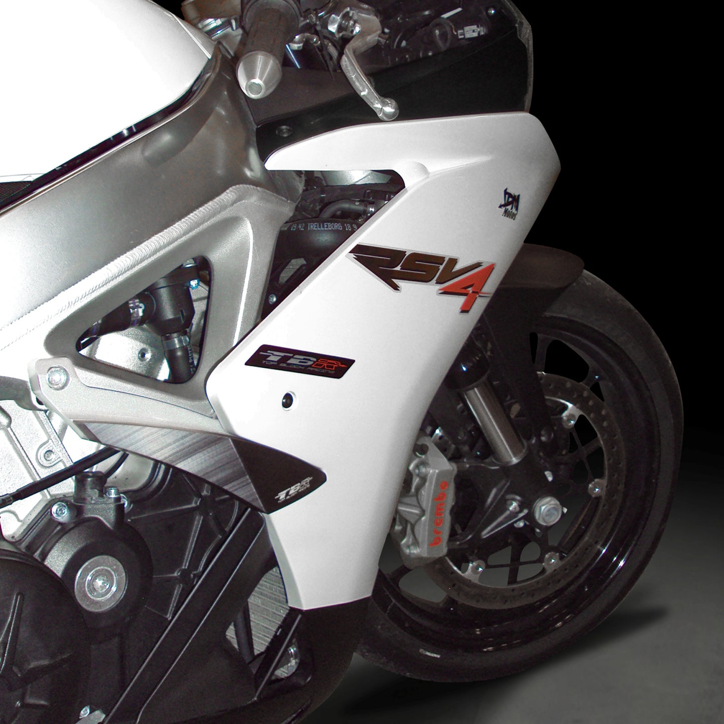 Top Block Racing Sturzpads | PAAR | passend für Aprilia RSV4 / Factory - Modelle (2009-2014)