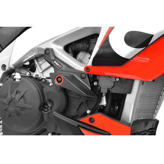 Top Block Racing Sturzpads | PAAR | passend für Aprilia Tuono V4 1100 / Factory - Modelle (2021-2025)