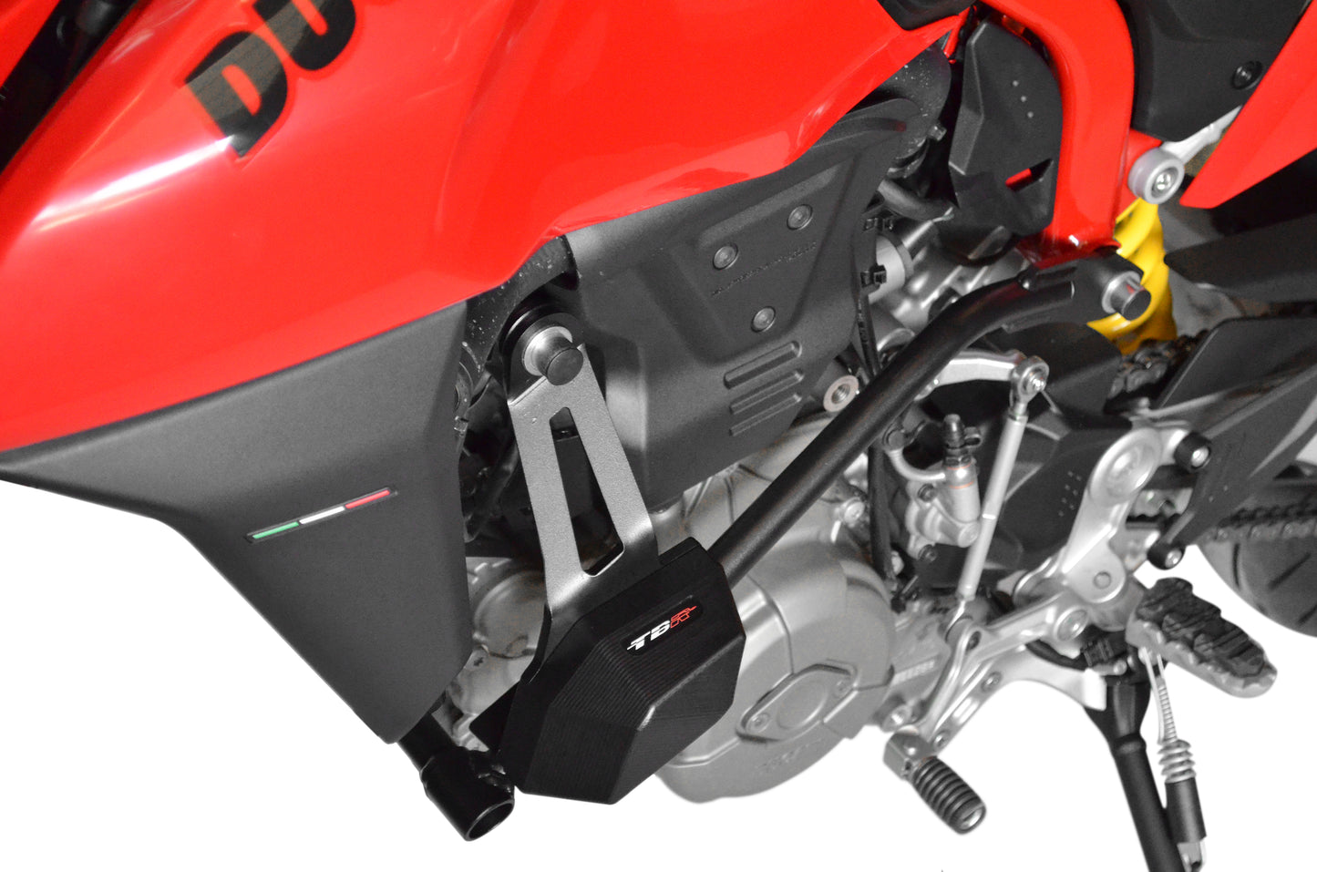 Top Block Racing Sturzpads | PAAR | passend für Ducati Hypermotard 698 Mono / RVE - Modelle (2024)