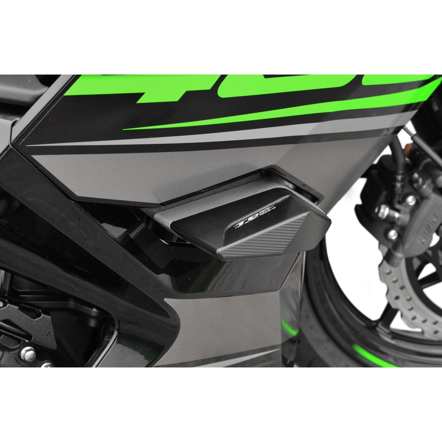 Top Block Racing Sturzpads | PAAR | passend für Kawasaki Ninja 400 - Modelle (2018-2023)