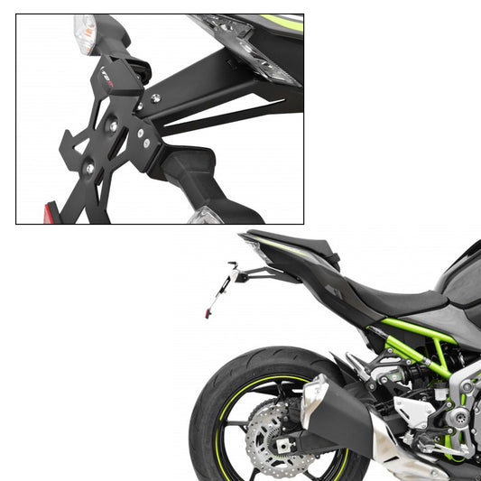 Top Block Racing Kennzeichenhalter | E-Nummer | passend für Kawasaki Z900 - Modelle (2020-2024)