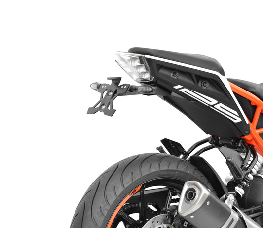 Top Block Racing Kennzeichenhalter | E-Nummer | passend für KTM Duke 125 & 390 - Modelle (2024)
