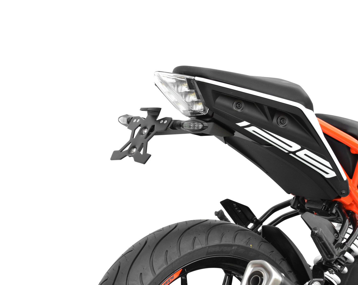 Top Block Racing Kennzeichenhalter | E-Nummer | passend für KTM Duke 125 & 390 - Modelle (2024)