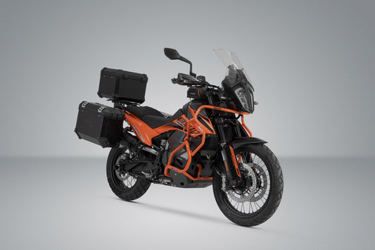 SW-Motech Adventure-Set Schutz | Schwarz. KTM 790 Adv/R (19-), 890 Adv/R (20-22).