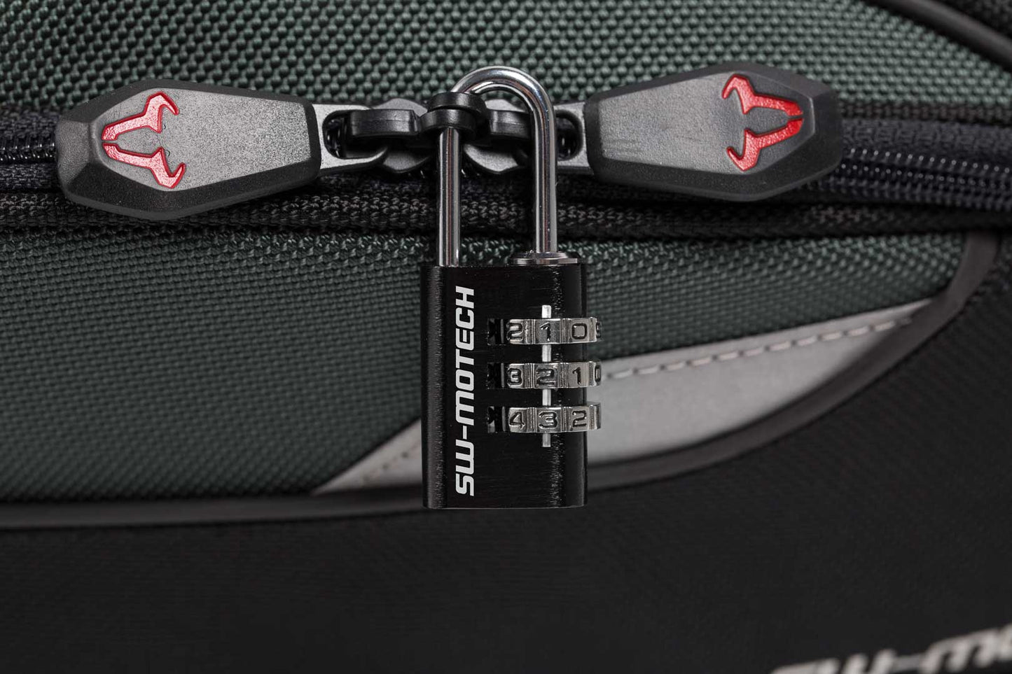 SW-Motech Motorradtaschen-Schloss | Schwarz. Mit Zahlencode.