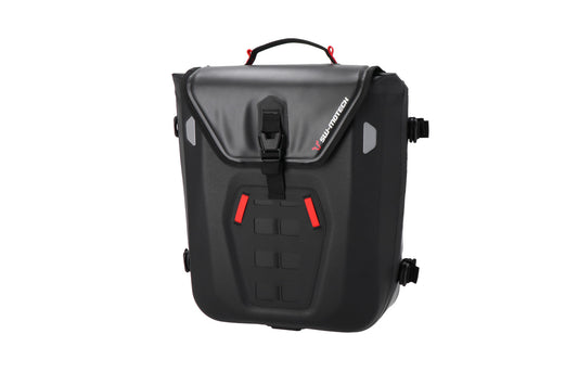 SW-Motech SysBag WP M mit Adapterplatte links | 17-23l. Wasserdicht. Für Seitenträger.