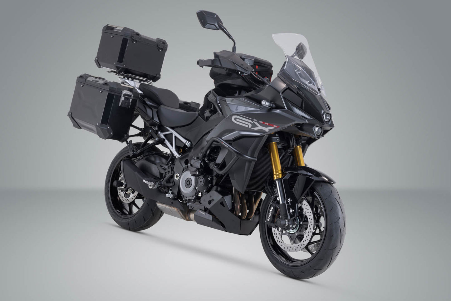 SW-Motech Adventure Set TRAX ADV | Schwarz. Suzuki GSX-S1000GX (23-).