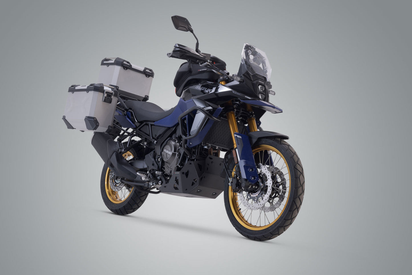 SW-Motech Adventure Set TRAX ADV | Silbern. Suzuki V-Strom 800 / 800DE (22-).