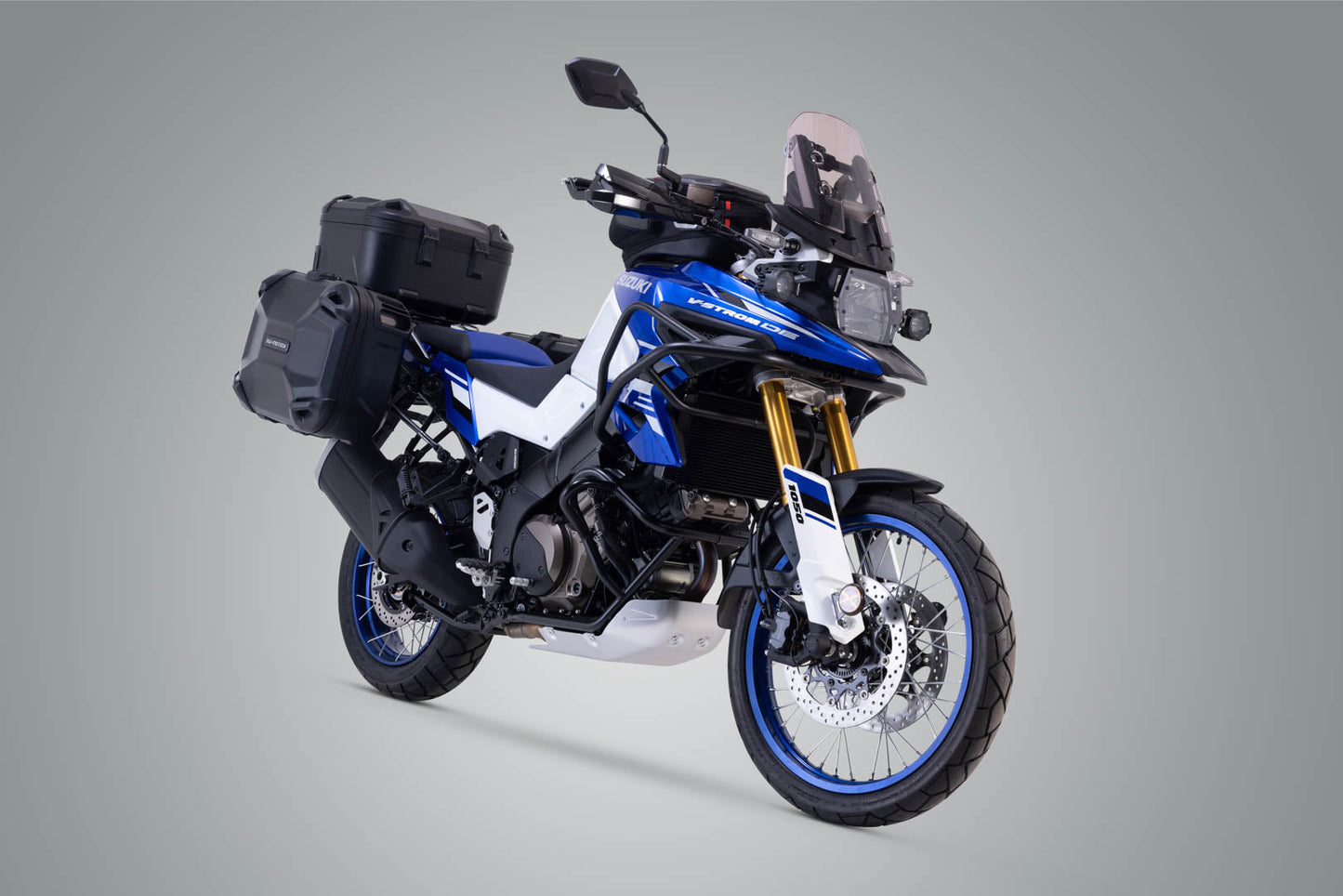 SW-Motech Adventure Set DUSC mit Topcase L | Schwarz. Suzuki V-Strom 1050DE (21-).