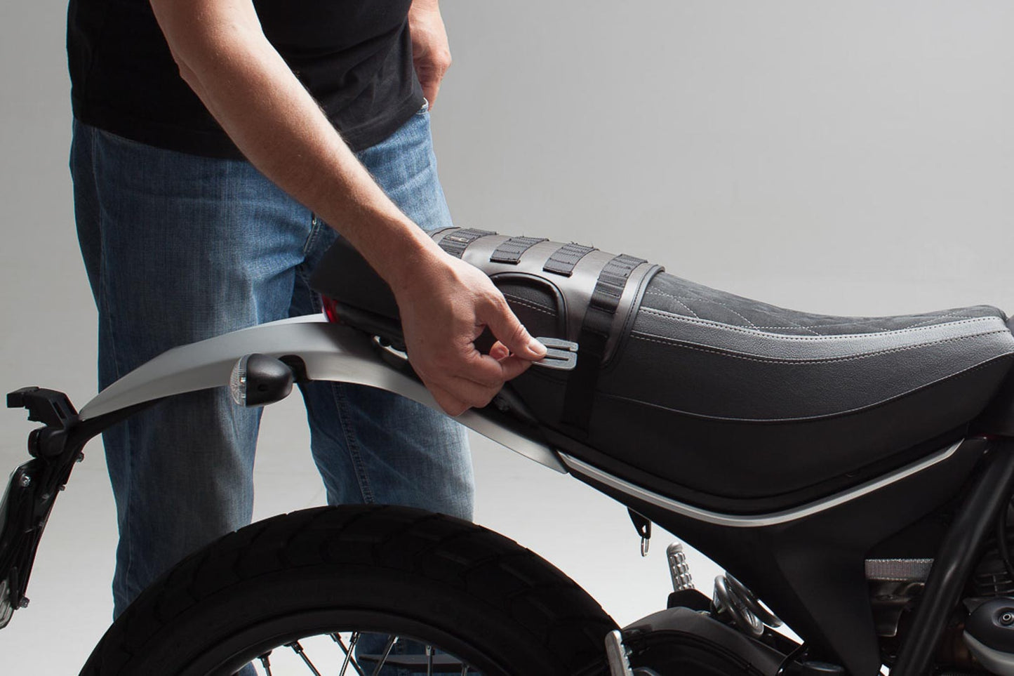 SW-Motech Gurt-Set für Hecktasche Slipstream | 20 mm breit. 2x 37 cm lang. 2x 70 cm lang.