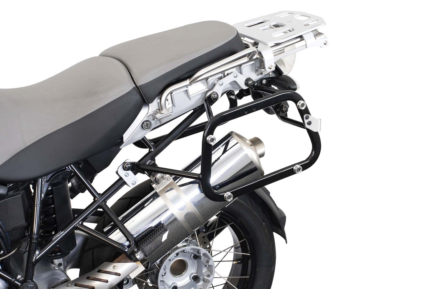 SW-Motech Adventure Set TRAX ADV | Silbern. BMW R 1200 GS (04-12).