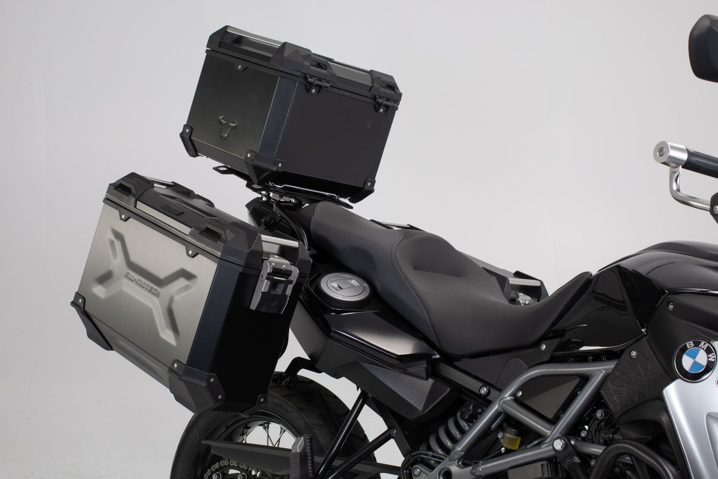 SW-Motech Adventure Set TRAX ADV | Silbern. BMW F 800 / 700 / 650 GS (07-18).