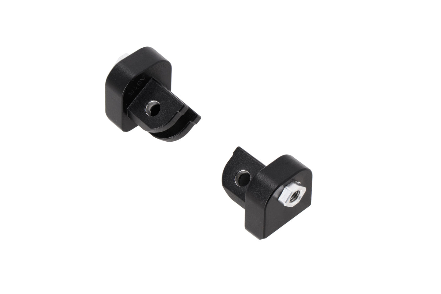 SW-Motech ION Fußrasten-Kit | Silbern. Aprilia-, BMW-, Suzuki- Modelle.