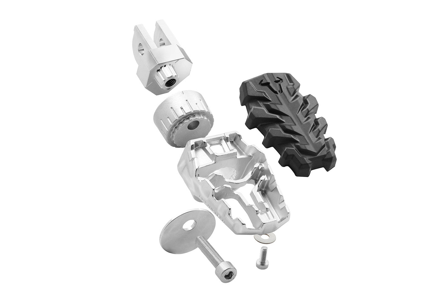 SW-Motech EVO Fußrasten-Kit | BMW R nineT Scrambler (16-), R nineT GS (16-).