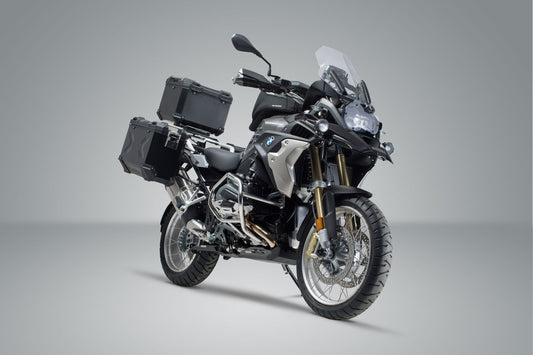 SW-Motech Adventure Set TRAX ADV | Silbern. BMW R 1200 GS (12-18)/ R 1250 GS (18-).
