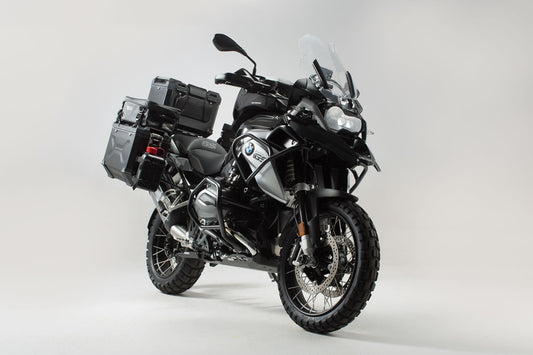 SW-Motech Adventure Set TRAX ADV | Silbern. BMW R 1250 GS / Adv (21-) m. Rallye Sitz.