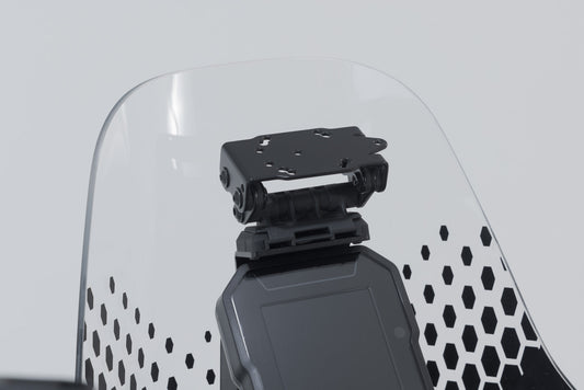 SW-Motech Navi-Halter am Lenker | Schwarz. Ducati Multistrada V4 (20-), V2 (24-).