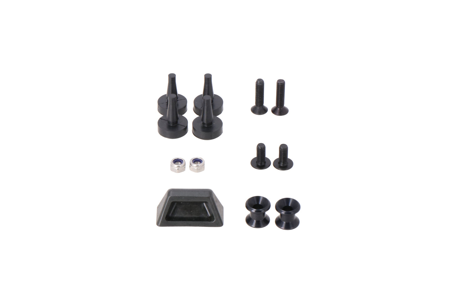 SW-Motech Adapterplatte für STREET-RACK Gepäckträger | Schwarz. Für DUSC Aufnahme.