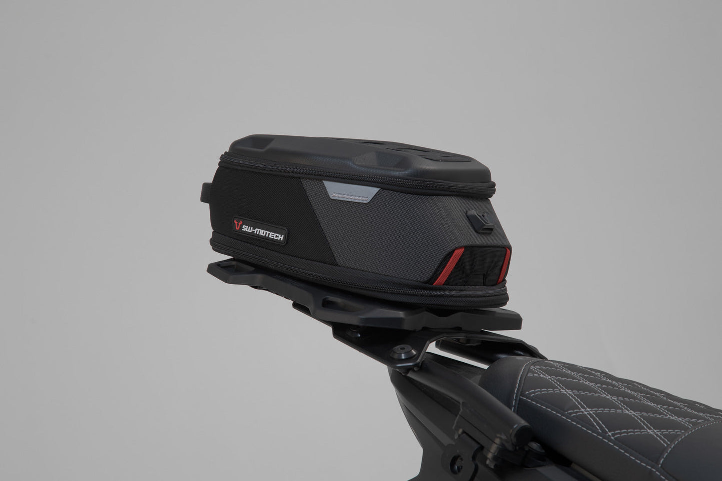 SW-Motech PRO Tankring Adapter-Kit für STREET-RACK | Für PRO Tankrucksäcke. Mit Adapterplatte. Schwarz.
