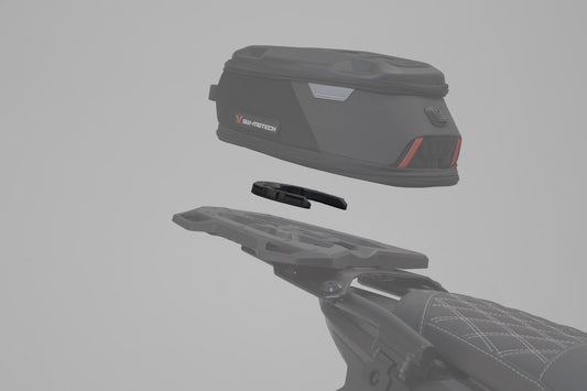 SW-Motech PRO Tankring Adapter-Kit für STREET-RACK | Für PRO Tankrucksäcke. Mit Adapterplatte. Schwarz.