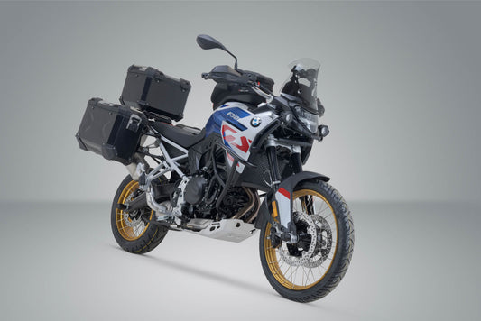 SW-Motech Adventure Set TRAX ADV | Silbern. BMW F 850/900 GS Adv. Für Edelstahlträ.
