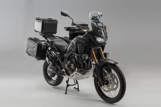 SW-Motech Adventure Set TRAX ADV | Silbern. Honda CRF1000L Africa Twin (15-17).