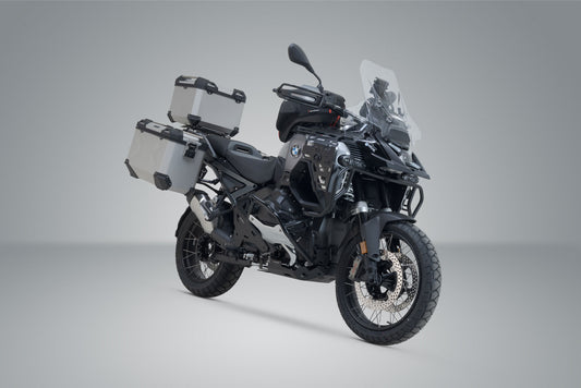 SW-Motech Adventure Set TRAX ADV | Silbern. BMW R 1300 GS Adventure (24-).