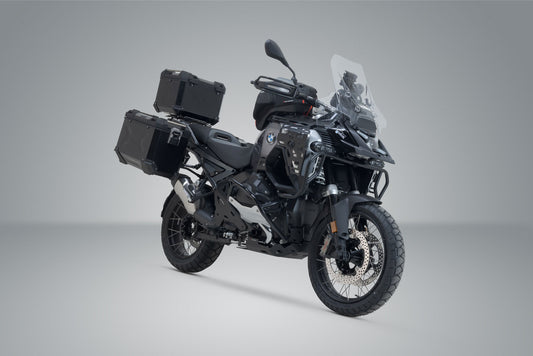 SW-Motech Adventure Set TRAX ADV | Schwarz. R 1300 GS Adv (24-). BMW Topcase Halter.