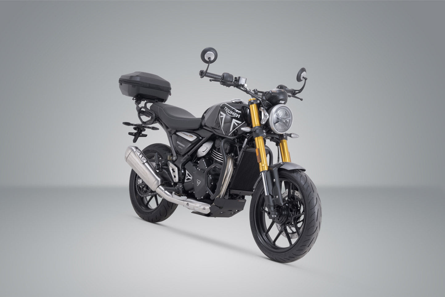 SW-Motech URBAN ABS Topcase-System | Schwarz. Triumph Speed 400/Scrambler 400 X (23-).