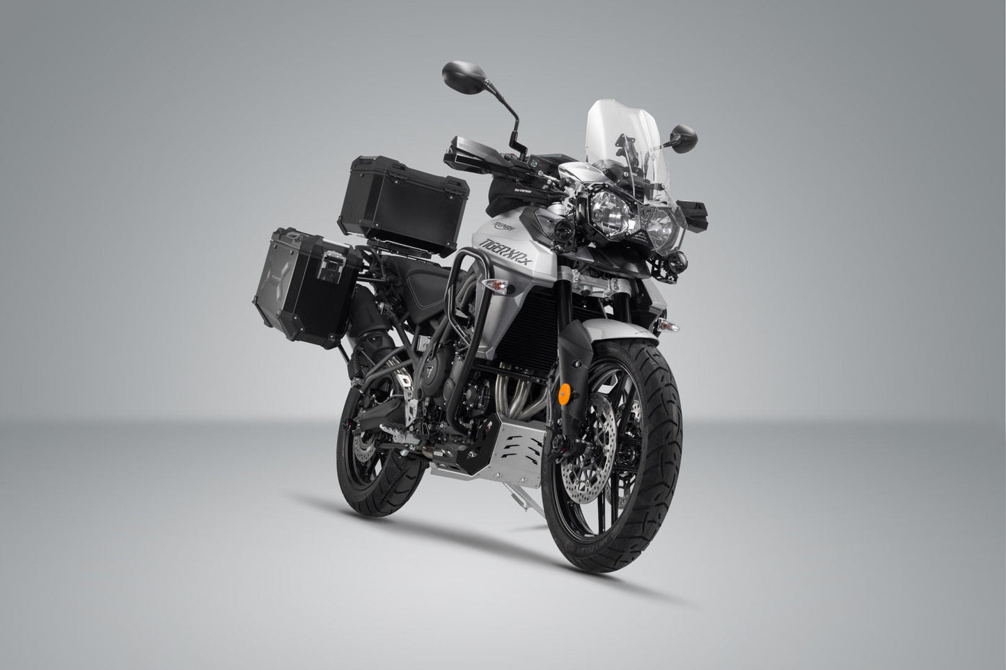 SW-Motech Adventure Set DUSC mit Topcase XL | Schwarz. Triumph Tiger1200/Explor (11-).