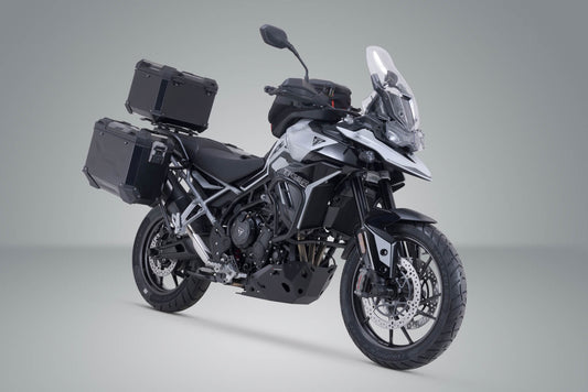 SW-Motech Adventure Set TRAX ADV | Silbern. Triumph Tiger 900 GT / Rally Pro (23-).