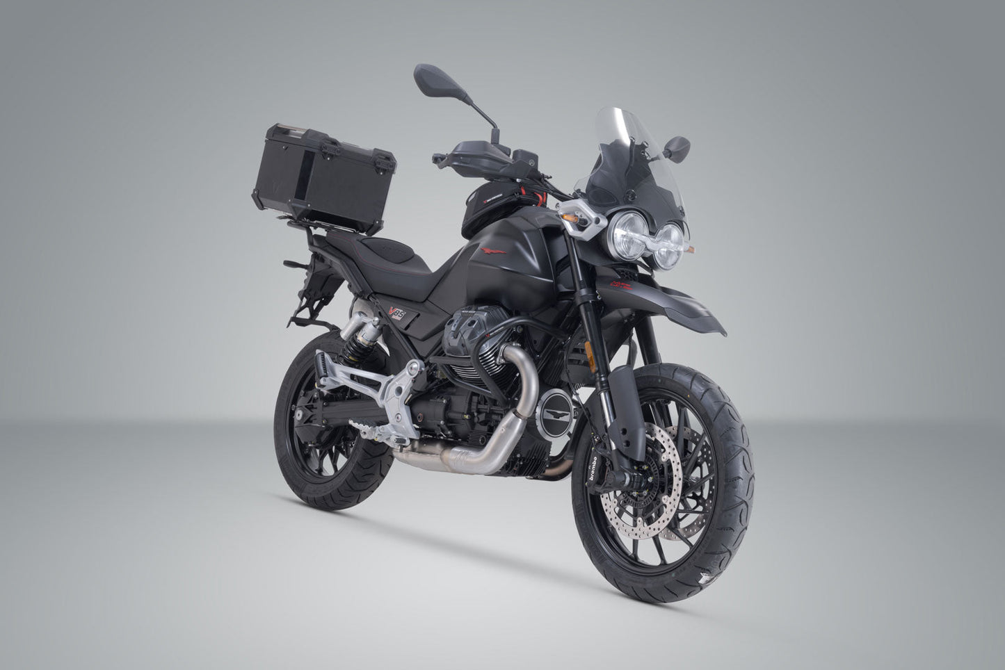 SW-Motech TRAX ADV Topcase-System | Schwarz. Moto Guzzi V85 Strada (24-).
