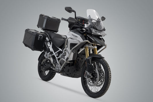 SW-Motech Adventure Set TRAX ADV | Schwarz. Tiger 1200 Rally/GT Explorer (22-).