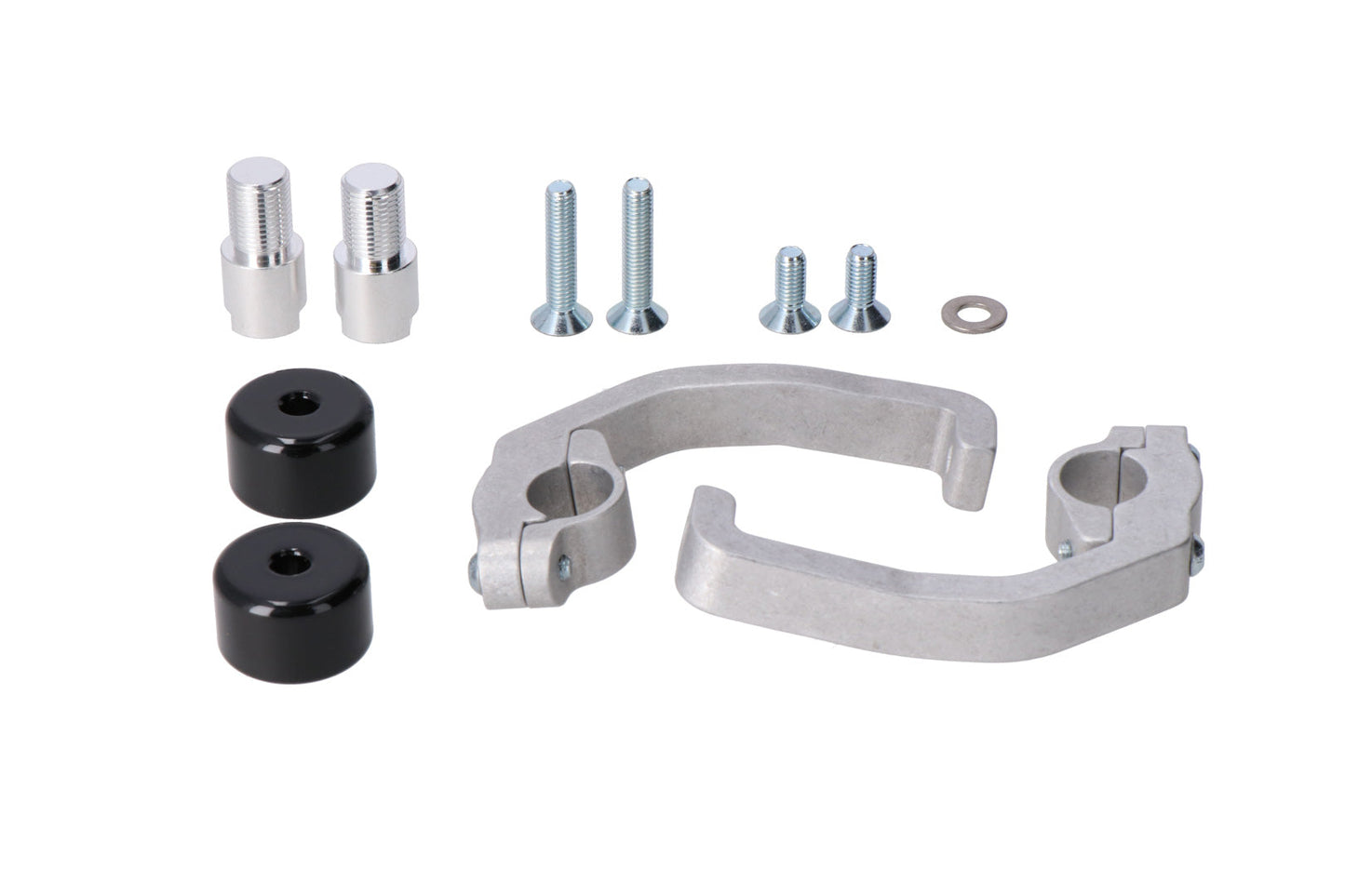 SW-Motech Handprotektoren Montage-Kit | Schwarz. Yamaha MT-07, MT-09, XSR700/900.