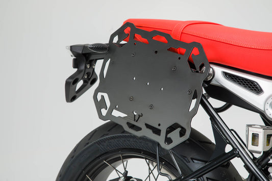 SW-Motech Universal Seitenaufnahme links | Für SLC Seitenträger links. Inkl. Netz.