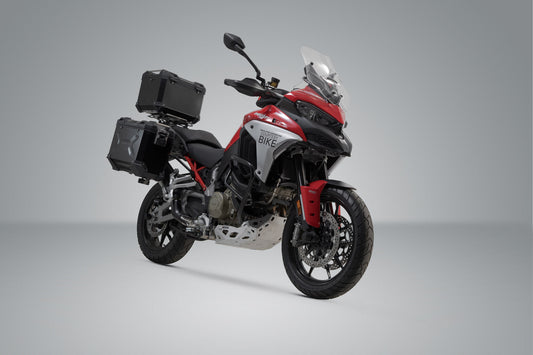 SW-Motech Adventure Set TRAX ADV | Schwarz. Ducati Multistrada V4 (20-).
