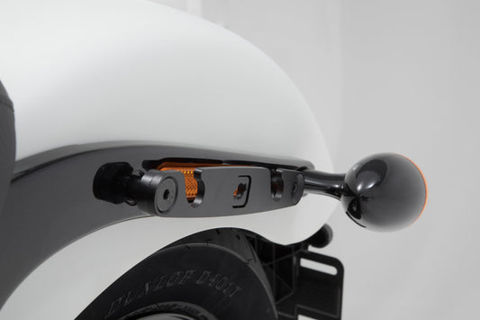 SW-Motech SLH Seitenträger LH1 rechts | Harley-Davidson Street Bob/Slim/Standard. Für LH1.